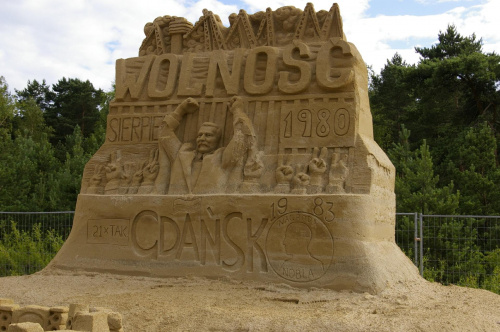 Wielcy z Gdańska w piasku