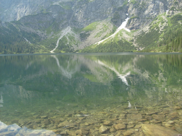 Piękne odbicia w Morskim Oku