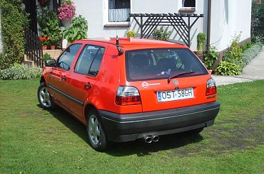 #czerwień #czerwony #golf #golfik #majówka #mk3 #opole #red #tył #volkswagen #vwgolf #vwmania #zawadzkie #żędowice