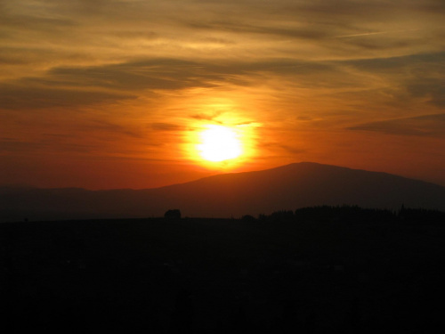 Zachód słońca w Tatrach #zachód #tatry