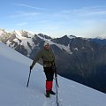 Ranek w drodze na Weissmies #wakacje #góry #Alpy #lodowiec #treking #Szwajcaria #Weissmies