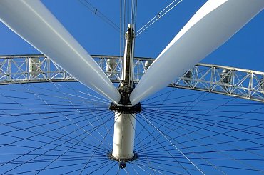 London Eye z dziwnej perspektywy #Londyn #LondonEye #KołoLondyńskie