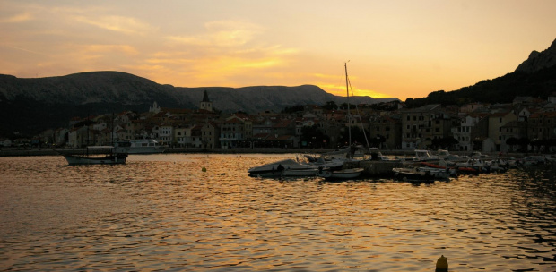 #krajobraz #morze #Adriatyk #port #Chorwacja #ZachódSłońca
