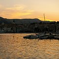 #krajobraz #morze #Adriatyk #port #Chorwacja #ZachódSłońca