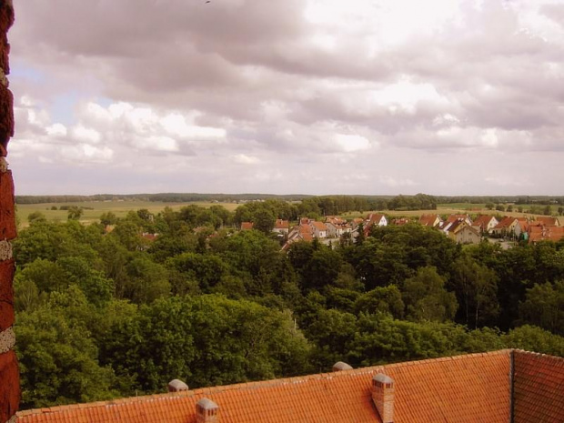 Widok z zamku #panorama #widok #zamek #Reszel