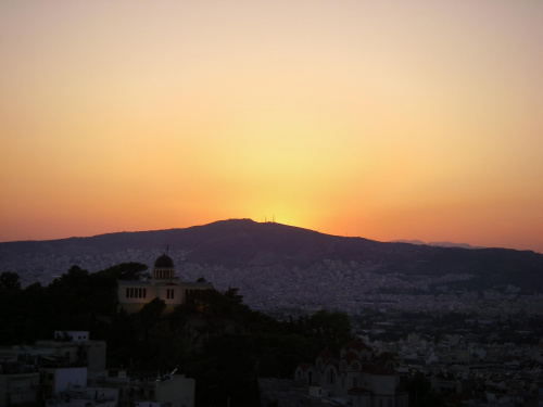 Widok z akropolu. #Ateny