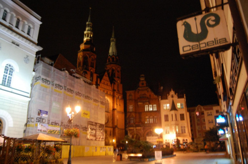 Legnica wieczorem