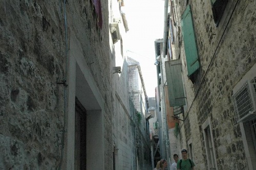 Chorwacja-Split-wąskie uliczki miasta