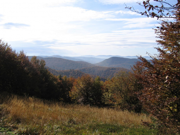 Widok z Małego Jasła, #Góry #Bieszczady