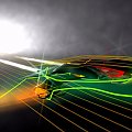 Martiva Lightbeam #futuryzm #transport #pojazd #samochód #światło #light #lightbeam #martiva