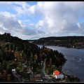 Svinesund, Norwegia - Szwecja #gory #chmury #granica #Norwegia #Svinesund #Szwecja #widok