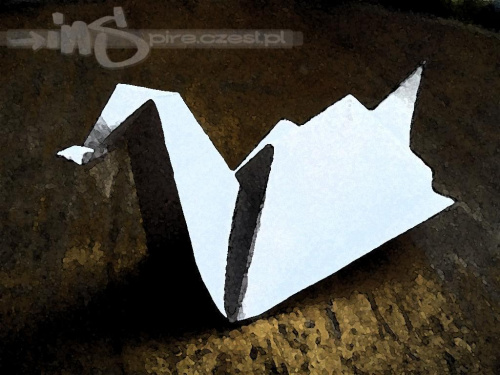 #grafika #komputerowa #origami #żuraw