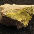 Uranofan (?) - Kletno (7x4 cm) #minerały #Kletno