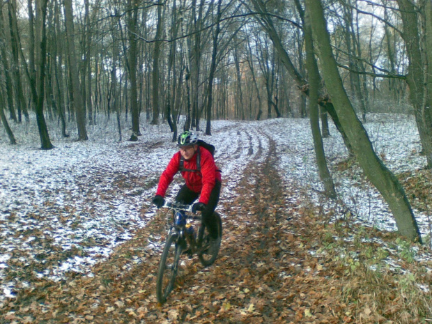 pyszna wycieczka w siarczystym śniegu...