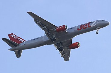 Jet2 nad Bronowicami 28lis08 #b757 #Balice #boeing #epkk #jet2