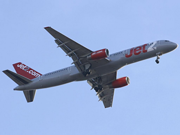 Jet2 nad Bronowicami 28lis08 #b757 #Balice #boeing #epkk #jet2