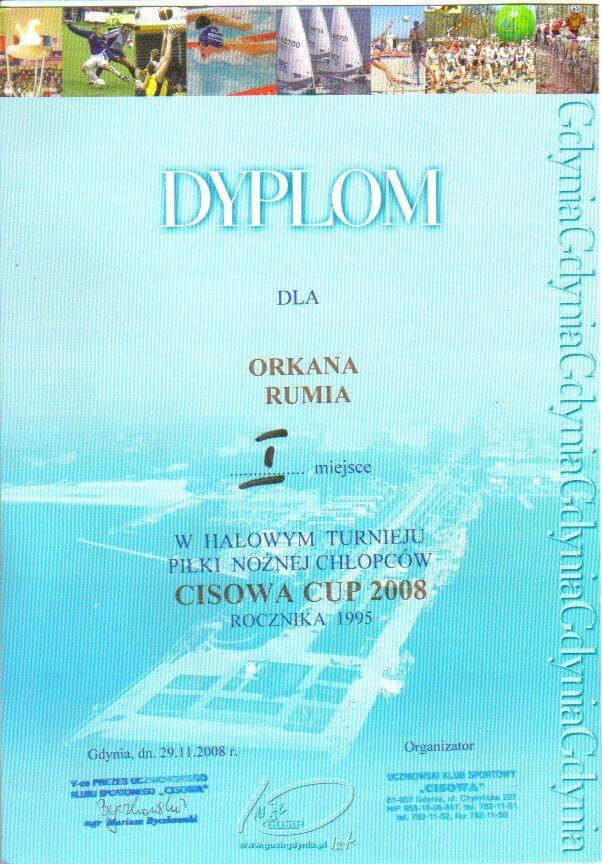 CISOWA CUP 2008 #ORKAN #RUMIA #HALÓWKA #CISOWA