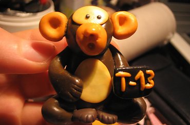 Taka moja pierwsza proba zrobienia czegos z modeliny :) #modelina