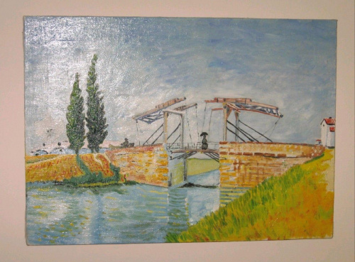 miniatura V.Van Gogh ''most''
( Olej-płótno 31x43 cm
1996r )
(cena 100 zł + wysyłka)