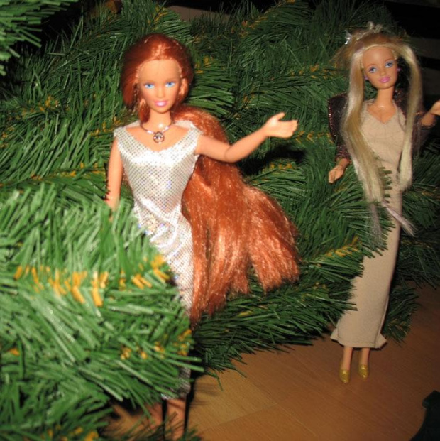 #Barbie #Święta #Gwiazdka #Christmas #FashionRoyalty #choinka