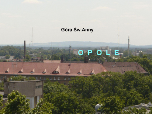 Góra Św.Anny widoczna z Opola