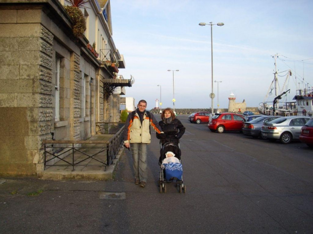 Wybrzeże rybackie na półwyspie Howth