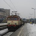 10.01.2009 Szczecin Gł EP07-1003 stoi gotowy do odjazdu z pociągiem pośpiesznym Włókniarz do Łodzi Kaliskiej.