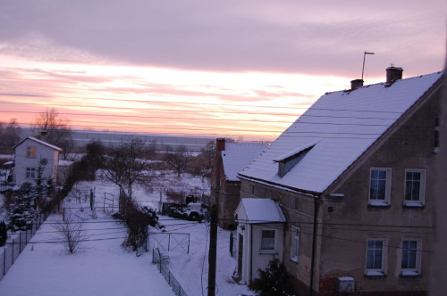 Pątnów Legnicki- zima 2009 #Zima #PątnówLegnicki #śnieg #kulig