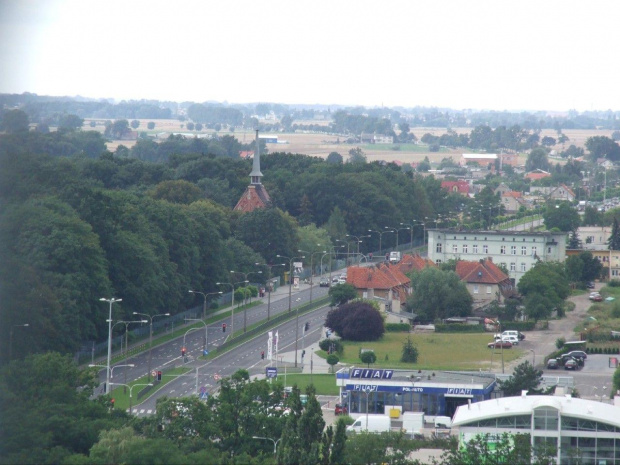 Gniezno widoki miasta z wieży katedry