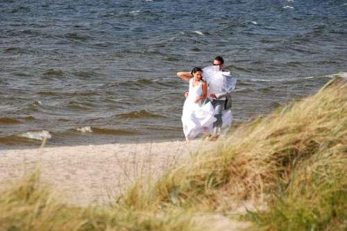 parka na plaży