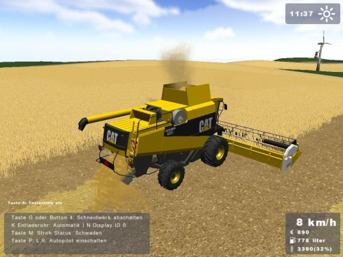 CAT LEXION 480 R #LandwirtschaftsSimulator2008 #CAT #LEXION