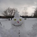 Pozdrowienia dla wszystkich:) #bałwanek #Londyn #zima #śnieg