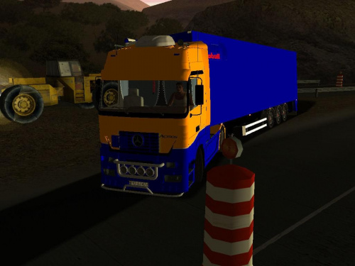 Mercedes actros 1840 with schmitz