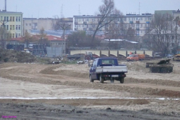 Budowa mostu nad rzeką Pisą. 19.11.2007 #Most #RzekaPisa #Pisz