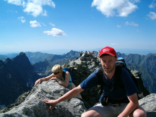 na Rysach - słowacki wierzchołek 2.503 m npm #Tatry #góry