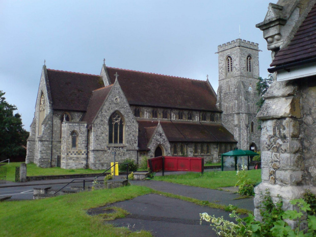 Kolejne zdjęcie tego "umocnionego" kościoła... #widoki #krajobrazy #anglia #maidstone #zabytki
