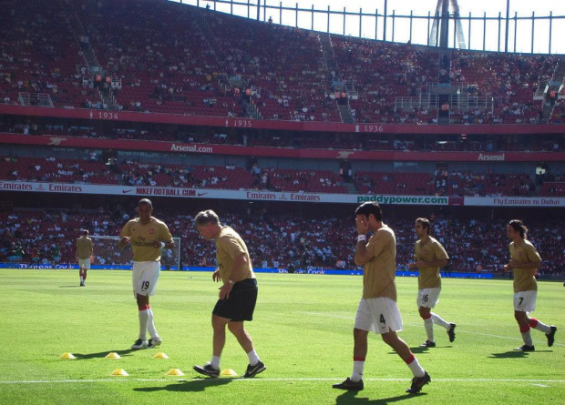 rozgrzewka :):):) #Arsenal #rozgrzewka #stadion #PiłkaNożna