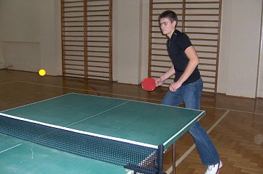 13 grudnia 2007 odbył się Szkolny Turniej Tenisa Stołowego zorganizowany przez Jadwigę Nowaczek. fot. Maria Sokołowska #Sobieszyn #Brzozowa #TenisStołowy #RafałOrłowski