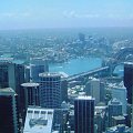 Widok z Sydney Tower na metrpoplię (na planie wieszak ) zdjęcie z filmu wideo:Sydney Tower panoramic view