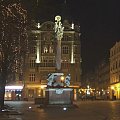 Świdnicki Rynek światecznym wieczorem