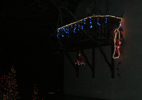 Iluminacje świąteczne - oświetlenie posesjii